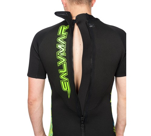 Короткий мужской гидрокостюм Salvimar GARDA Splashy Short Men, 3мм, L