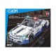 Р/У конструктор CaDA Technic полицейская машина (430 деталей)