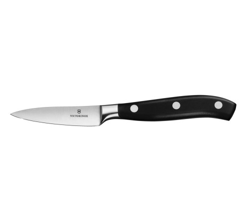 Набор из 6 кованых кухонных приборов VICTORINOX: 5 ножей и ножницы, в антрацитовой подставке из бука