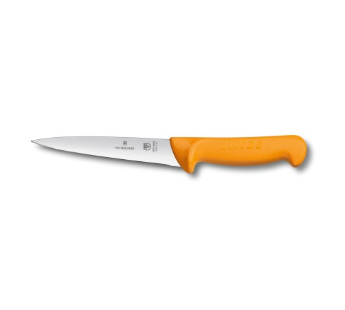 Нож жиловочный VICTORINOX Swibo с лезвием 15 см, жёлтый