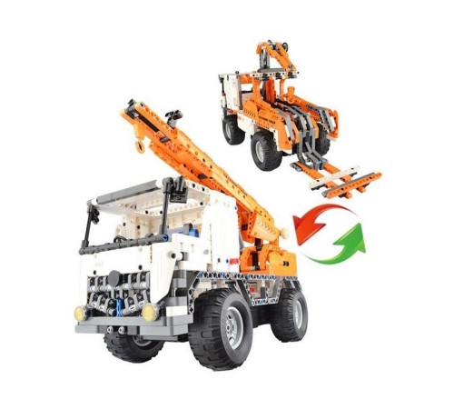 Р/У конструктор CaDA Technic автокран (839 деталей)