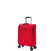 Чемодан TORBER Brosno, красный, нейлон 600D, 36,5 х 14 х 54 см, 32 л