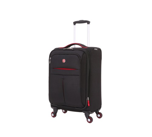 Чемодан WENGER AROSA, черный, полиэстер 750x750D добби, 35 x 21 x 58 см, 30 л
