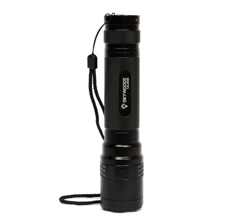 Ручной фонарь SKYWOODS TACTIC, 3000 люмен, USB-Type C, холодный свет, IP67
