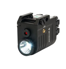 Фонарь подствольный пистолетный SKYWOODS RACCOON LASER, 360 люмен, ЛЦУ красный