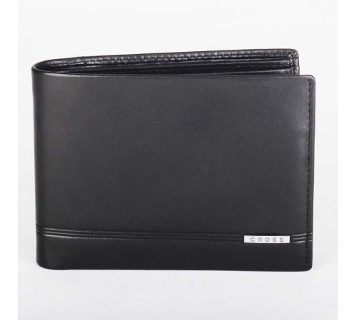 Кошелёк Cross Classic Century, кожа наппа, гладкая, чёрный, 12,5 х 2 х 9,5 см