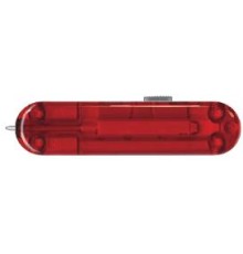 Задняя накладка для ножей VICTORINOX 58 мм, пластиковая, полупрозрачная красная