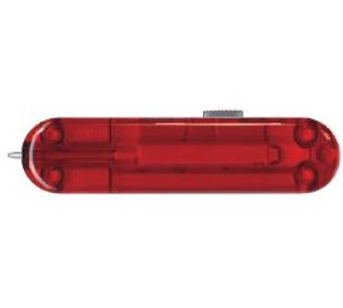 Задняя накладка для ножей VICTORINOX 58 мм, пластиковая, полупрозрачная красная