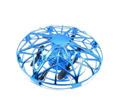 Квадрокоптер Flytec H05 Летающая тарелка, 12 см, свет, управление рукой