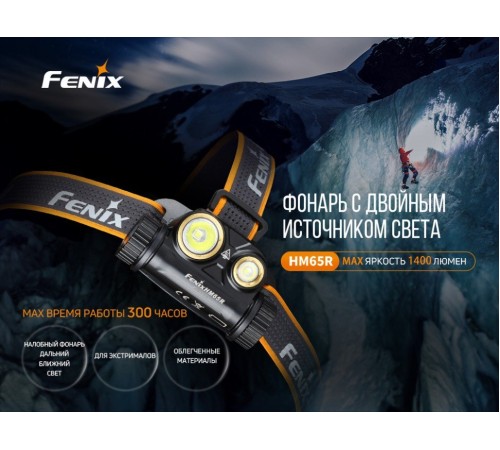 Набор Fenix HM65R LED Headlight+E-LITE, HM65RE-LITE