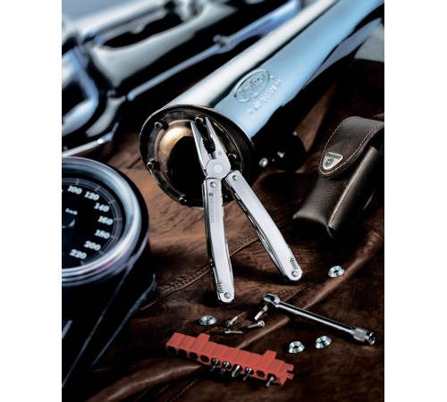 Мультитул VICTORINOX SwissTool Spirit XC, 105 мм, 26 функций, в кожаным чехле