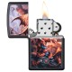 Зажигалка ZIPPO Anne Stokes с покрытием Black Matte, латунь/сталь, чёрная, матовая, 38x13x57 мм