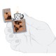 Зажигалка ZIPPO WOODCHUCK с покрытием Street Chrome™, латунь/сталь/дерево, серебристая, 38x13x57 мм