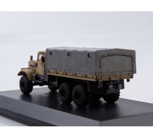 Сборная модель AVD КРАЗ-255Б бортовой с тентом, 1/72