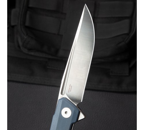Нож Bestechman Dundee сталь D2, рукоять G10 серый
