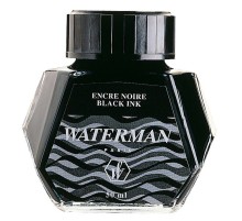 Чернила черные WATERMAN. Флакон 50 мл.