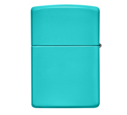 Зажигалка ZIPPO Classic с покрытием Flat Turquoise, латунь/сталь, бирюзовая, матовая, 38x13x57 мм