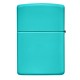 Зажигалка ZIPPO Classic с покрытием Flat Turquoise, латунь/сталь, бирюзовая, матовая, 38x13x57 мм