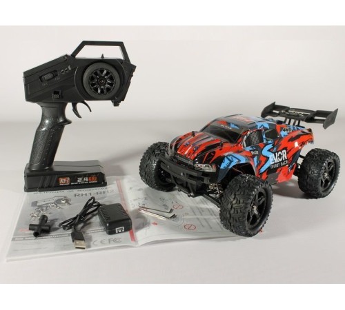 Радиоуправляемая трагги Remo Hobby S EVO-R Brushless V2.0 (красная) 4WD 2.4G 1/16 RTR