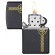 Зажигалка ZIPPO Celtic Design с покрытием Black Matte, латунь/сталь, чёрная, матовая, 38x13x57 мм