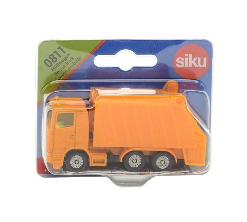 Мусоровоз Siku 0811 1/87, 9.7 см, желтый