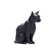 Фигурка KONIK Кошка, черная (сидящая)