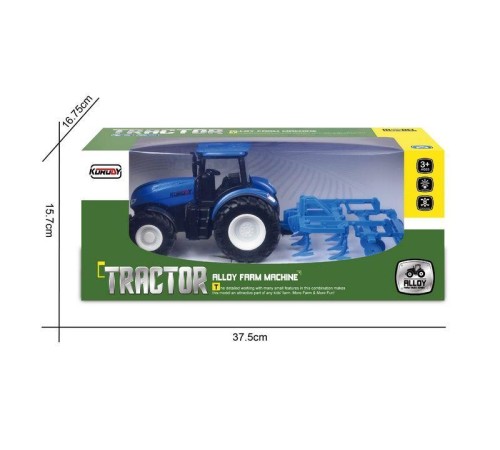 Р/У фермерский трактор Korody с дисковым культиватором, мет. кузов 1/24 2.4G 6CH RTR