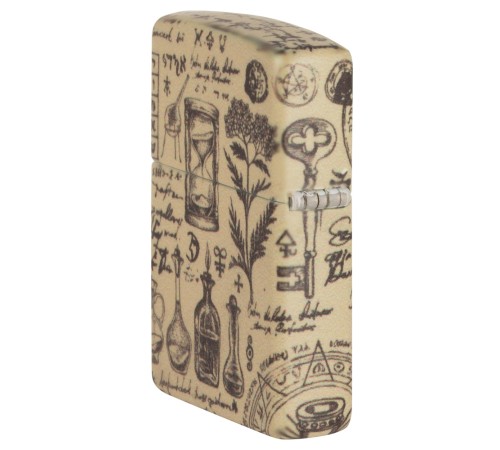 Зажигалка ZIPPO Alchemy Design с покрытием 540 Matte, латунь/сталь, бежевая, матовая, 38x13x57 мм