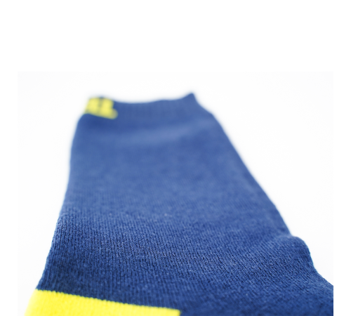 Водонепроницаемые носки DexShell Ultra Thin Crew S (36-38), синий/желтый, DS683NLS