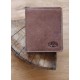 Бумажник KLONDIKE «Finn», натуральная кожа в коричневом цвете, 10 х 11,5 см