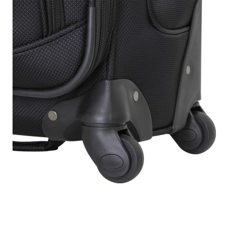Чемодан SWISSGEAR SION, чёрный, полиэстер 750x750D добби, 41x26x70 см, 56 л