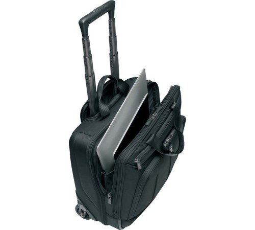 Мобильный офис VICTORINOX VX One Briefcase 15,6', чёрный, нейлон 1000D/кожа, 42x21x40 см, 35 л