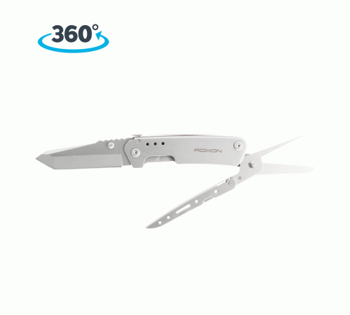 Нож многофункциональный Roxon KS KNIFE-SCISSORS, металлический S501