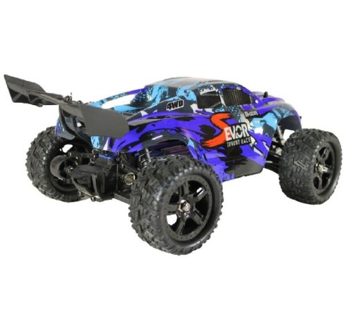 Радиоуправляемая трагги Remo Hobby S EVO-R Brushless V2.0 (синяя) 4WD 2.4G 1/16 RTR