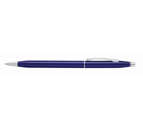 Шариковая ручка Cross Classic Century Translucent Blue Lacquer, цвет ярко-синий