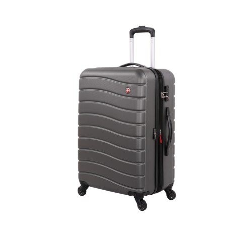 Чемодан SWISSGEAR ALVERSTONE, серый, АБС-пластик, 46 x 27 x 67 см, 64 л