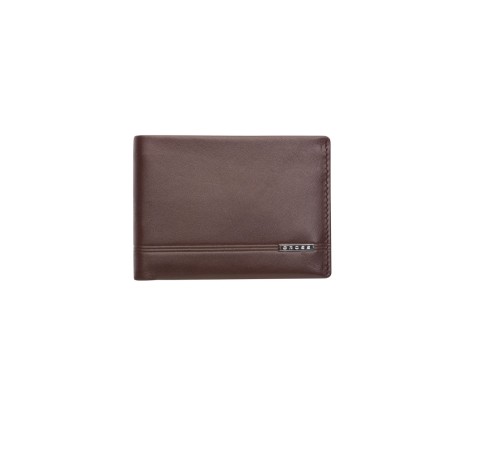 Портмоне Cross Classic Century, кожа наппа, фактурная, цвет - коричневый. 11x8.5x1.5 см