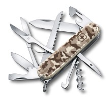 Нож перочинный VICTORINOX Huntsman Desert Camouflage, 91 мм, 15 функций, бежевый камуфляж