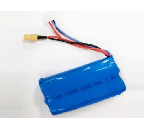 Аккумулятор Li-Po 2000mAh, 7.4V JST для Huina 1580, 1582, 1583