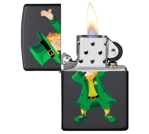 Зажигалка ZIPPO Classic с покрытием Black Matte, латунь/сталь, чёрная, матовая, 38x13x57 мм