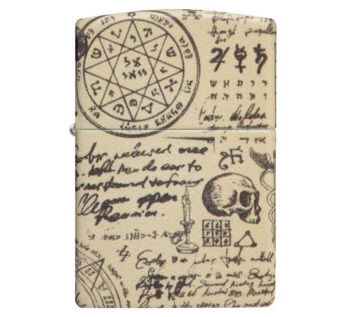 Зажигалка ZIPPO Alchemy Design с покрытием 540 Matte, латунь/сталь, бежевая, матовая, 38x13x57 мм