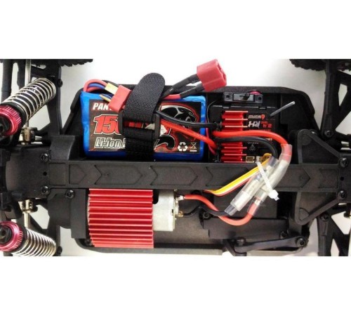 Радиоуправляемый монстр Remo Hobby SMAX (красный) 4WD 2.4G 1/16 RTR