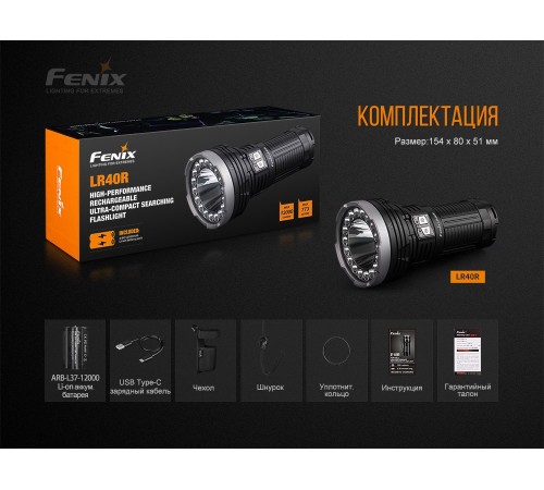 Фонарь Fenix LR40R