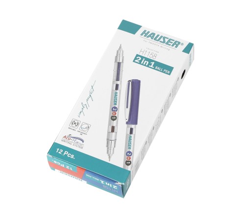 Шариковая ручка Hauser 2-в-1