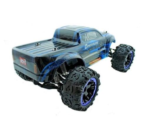 Радиоуправляемый монстр Remo Hobby Dinosaurs Master Brushless (синий) 4WD 2.4G 1/8 RTR
