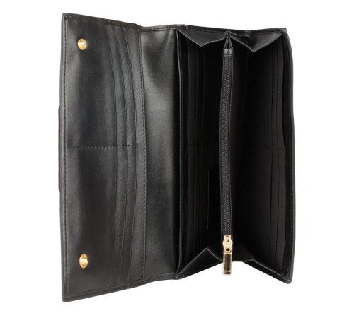 Кошелёк Cross Kelly Wall Black, кожа наппа, гладкая, цвет чёрный, 20 x 11 x 2,5 см