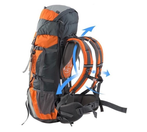 Рюкзак Naturehike NH70B070-B 70L оранжевый, 6927595709016