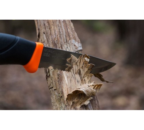 Нож Morakniv Companion F Serrated, нержавеющая сталь, 11829