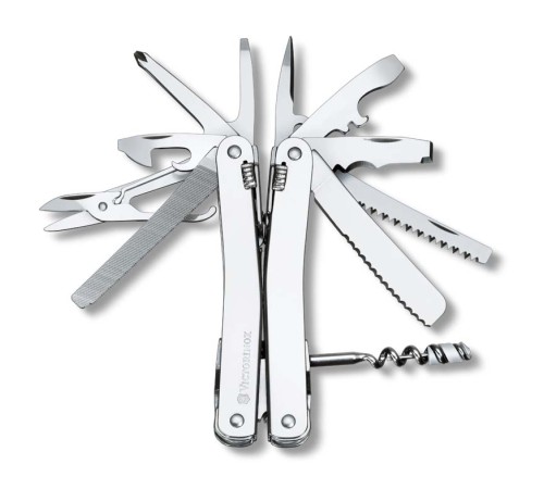 Мультитул VICTORINOX SwissTool Spirit XC Plus Ratchet, 105 мм, 38 функций, в нейлоновом чехле