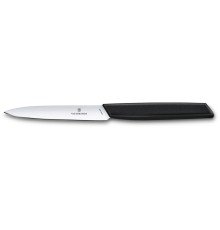 Нож для овощей VICTORINOX Swiss Modern, 10 см, нержавеющая сталь / синтетический материал, чёрный